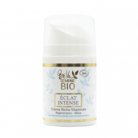 Crème Riche VitaminéeECLAT INTENSE Rgégénération-Détox BELLE OEMINE BIO