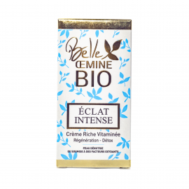 Crème Riche Vitaminée ECLAT INTENSE Régénération-Détox BELLE OEMINE BIO