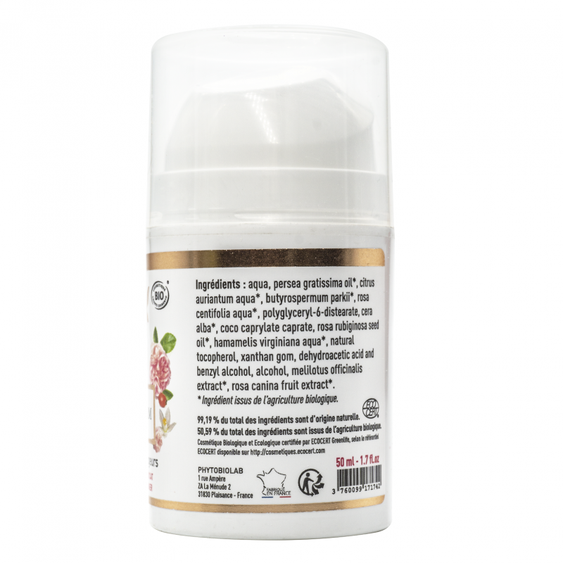Crème ROSA DERM anti-rougeurs BELLE OEMINE BIO apaisante, astringente