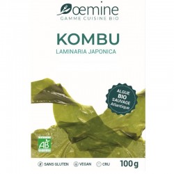 Kombu Algue OEMINE GAMME CUISINE BIO - 100 Gr
