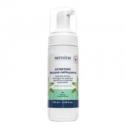 Mousse nettoyante visage bio Acnezinc Oemine