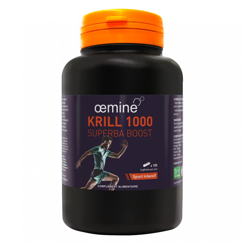 Krill 1000 Superba Boost  -  Oemine  (150 gélules)