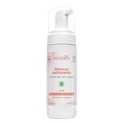 Mousse nettoyante bio à la fleur d'oranger visage et corps Eczebio