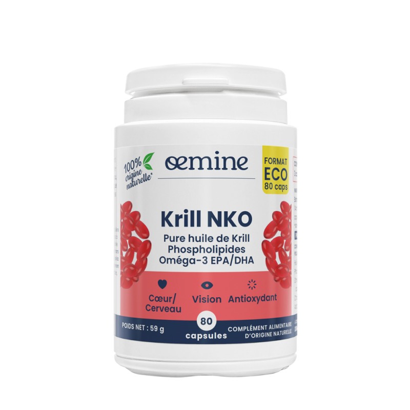 Huile de krill NKO - Oemine   (80 Capsules)