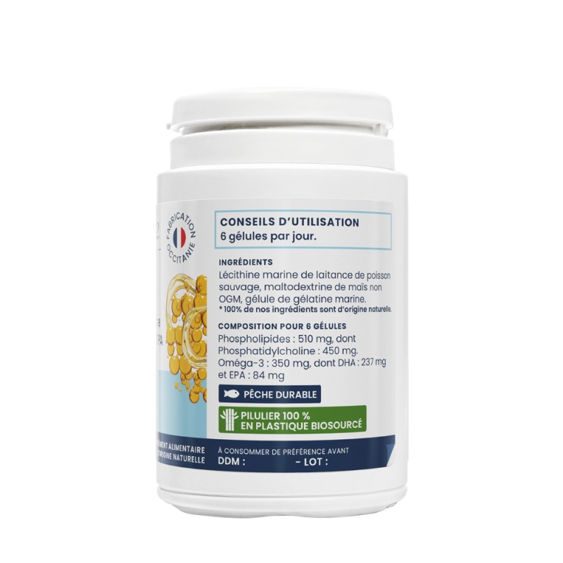 Oemine Mer oméga-3 phospholipides, cœur, cerveau, vision