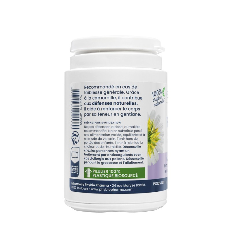 Oemine Fébril camomille gentiane pour refroidissement et digestion