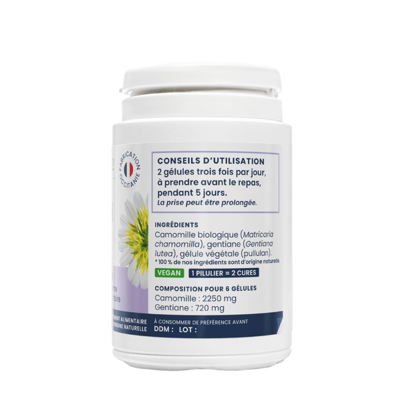 Oemine Fébril camomille gentiane pour refroidissement et digestion