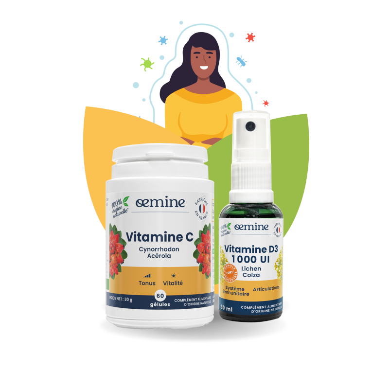 PACK RENFORCEMENT IMMUNITE (Vit C -D3 1000)