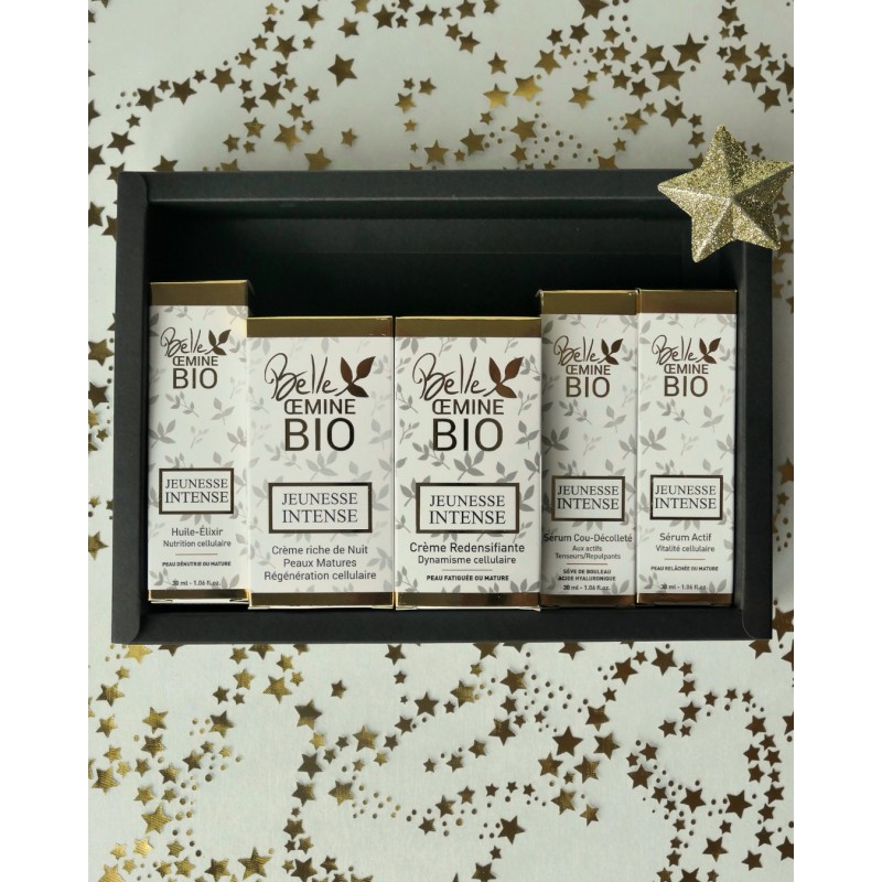 Coffret 5 soins anti-âge Jeunesse Intense Belle Oemine Bio