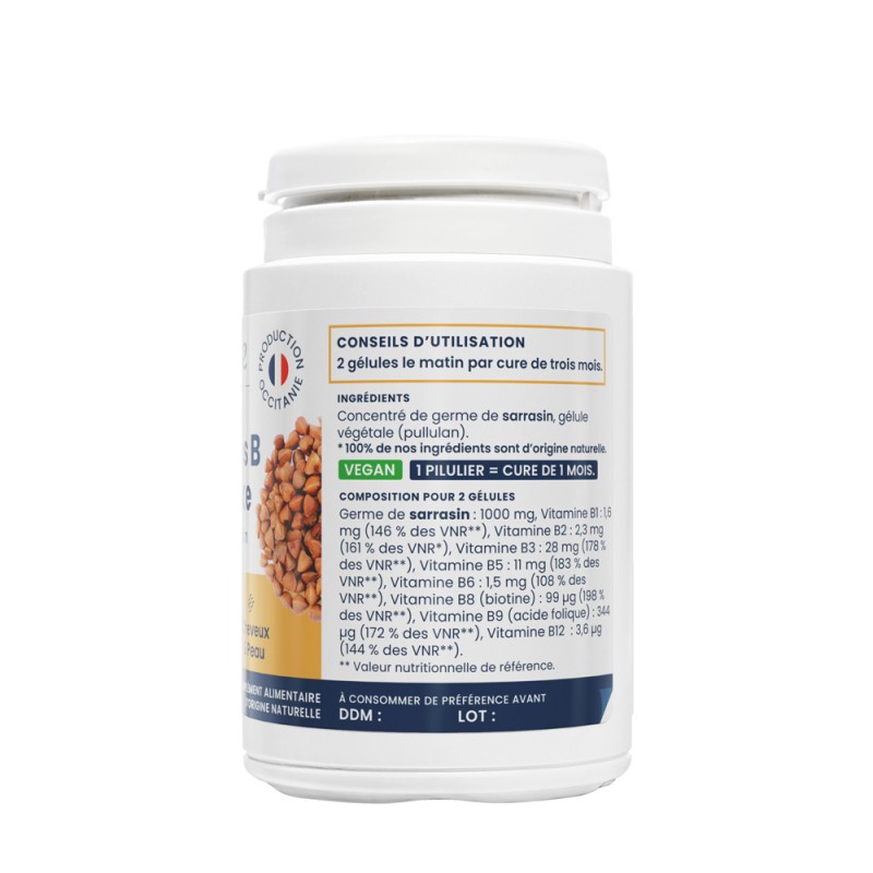 Oemine Vitamines B complexe, 8 vitamines B naturelles - fatigue, immunité