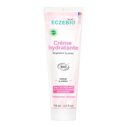 ECZEBIO Crème Bio Hydratante peau très sèche, Carthame Fleur d'Oranger
