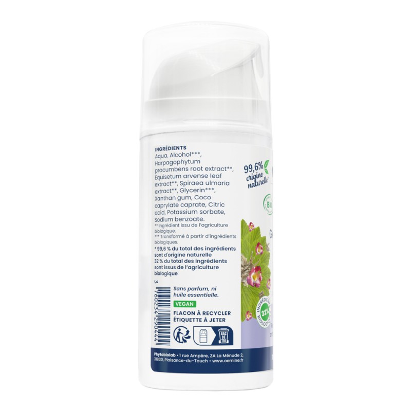 Gel Oemine Artro harpagophytum muscles et articulations sensibles