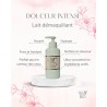 Lait démaquillant Douceur intense rose aloe macadamia BELLE OEMINE BIO
