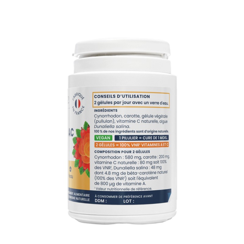 Oemine Vitamines A et C naturelles antioxydantes contre la fatigue