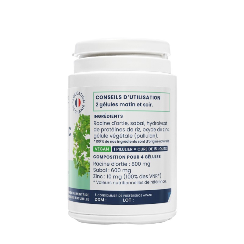 ACNÉZINC gélules Oemine au zinc et plantes pour peau à problèmes