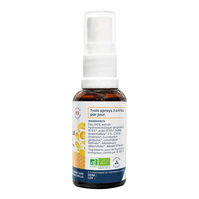 PROPOLIS SPRAY BUCCAL BIOLOGIQUE - 30 ML