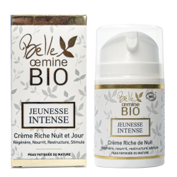 Crème Riche Nuit et Jour JEUNESSE INTENSE - Belle Oemine Bio