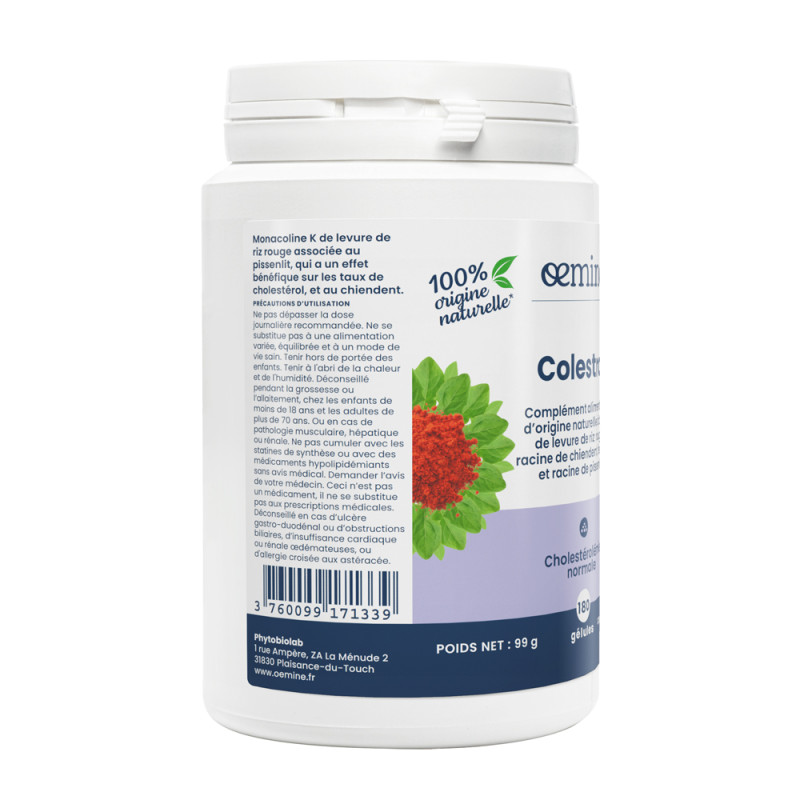 Colestrol Oemine levure de riz rouge pour cholestérol