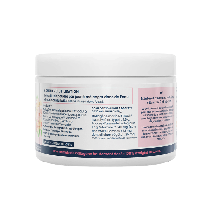 COLLAGENE SILICIUM AUX AMANDES - 150 GR