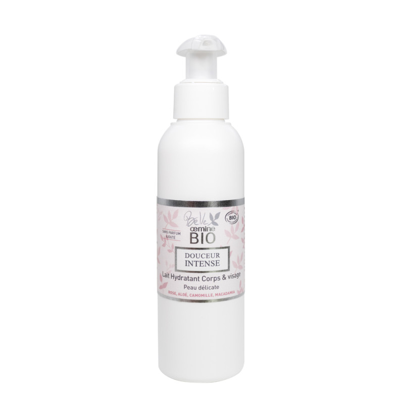 Lait Hydratant biologique douceur corps et visage BELLE OEMINE BIO