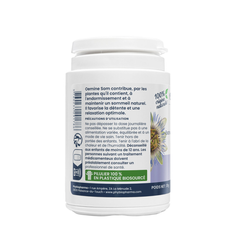 Oemine Som plantes pour retrouver le sommeil lors de stress