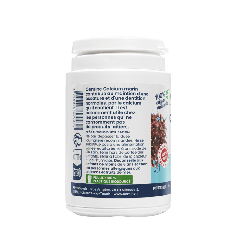 Oemine Calcium Marin alcalin complément alimentaire naturel