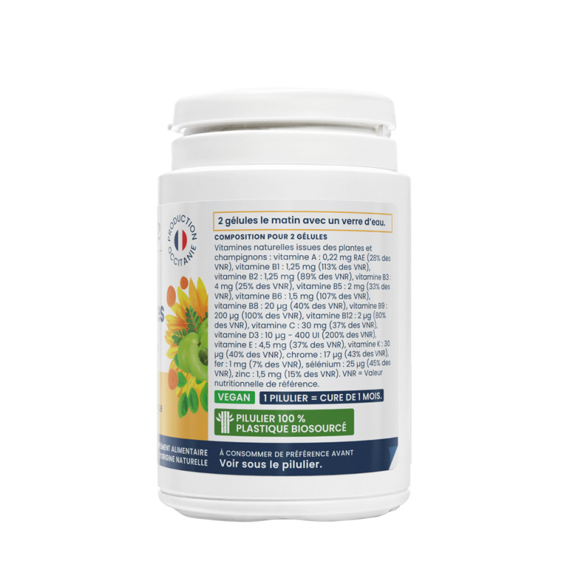 MULTI VITAMINES BIOLOGIQUES - 60 Gélules