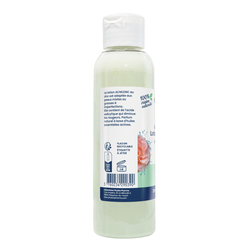 ACNEZINC Oemine Lotion bio purifiante au zinc pour peau grasse