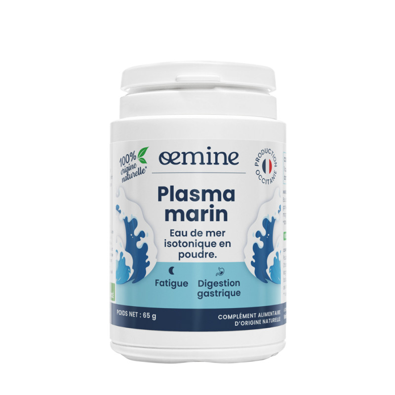 Oemine Plasma Marin, eau de mer en poudre reminéralisante réhydratante