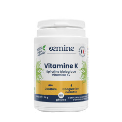Oemine Vitamine K (K1 et K2)  naturelle pour les os et le sang