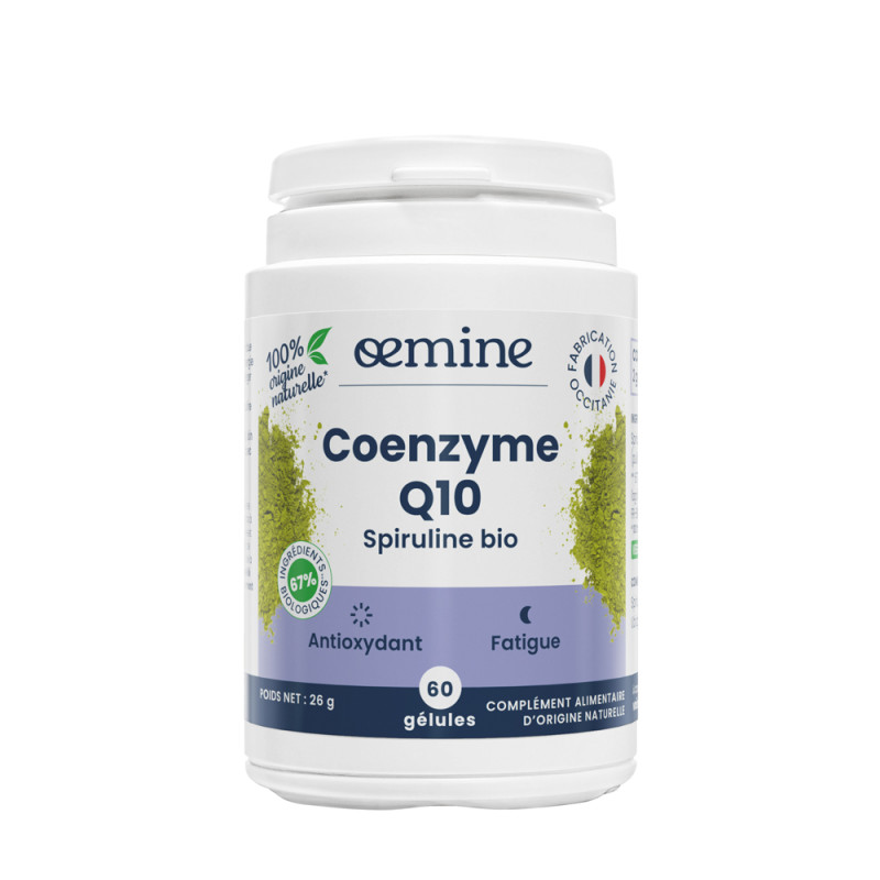Coenzyme Q10 Oemine naturel pour le coeur, le sport, l'effort