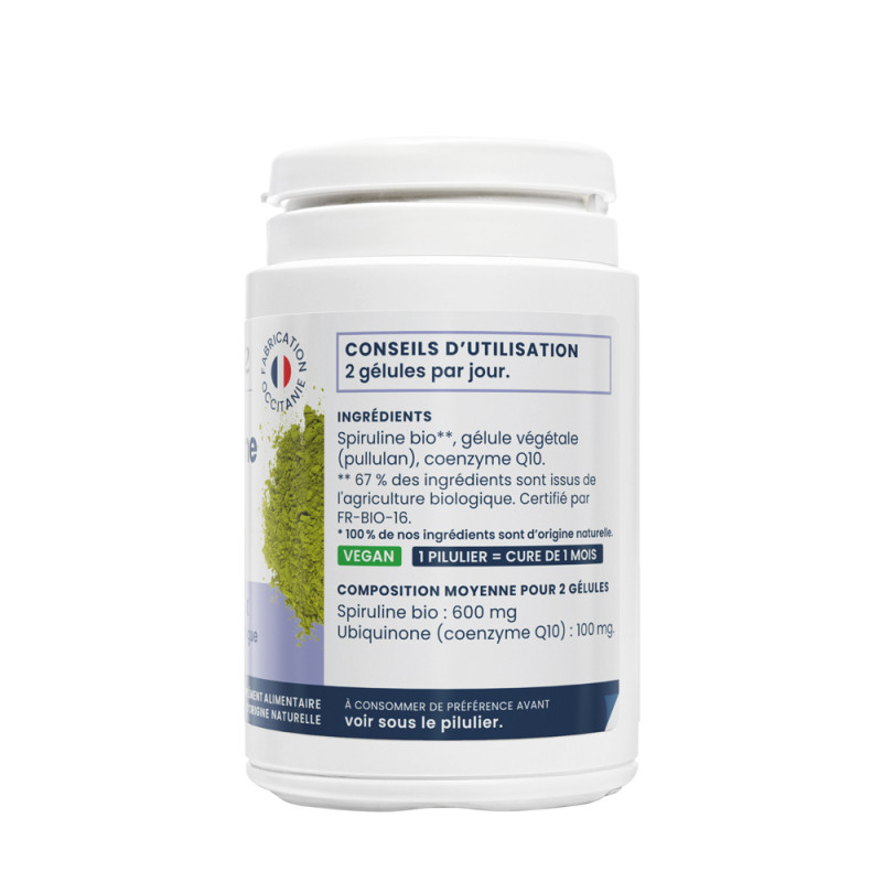 Coenzyme Q10 Oemine naturel pour le coeur, le sport, l'effort