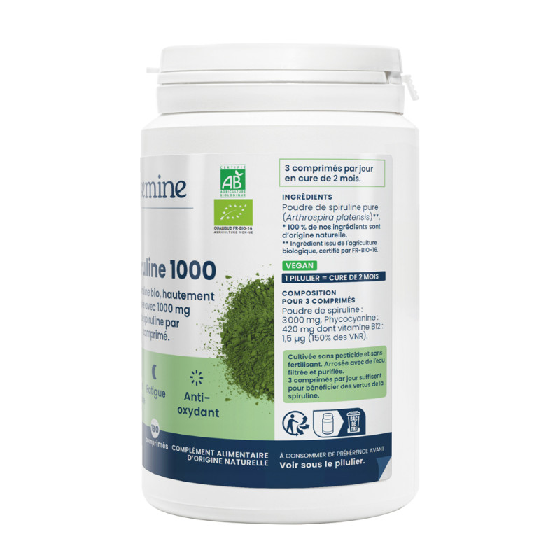 SPIRULINE 1000 - 180 Comprimés
