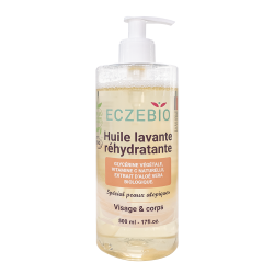 Huile Lavante Réhydratante Bio à l'Aloe Vera - ECZEBIO
