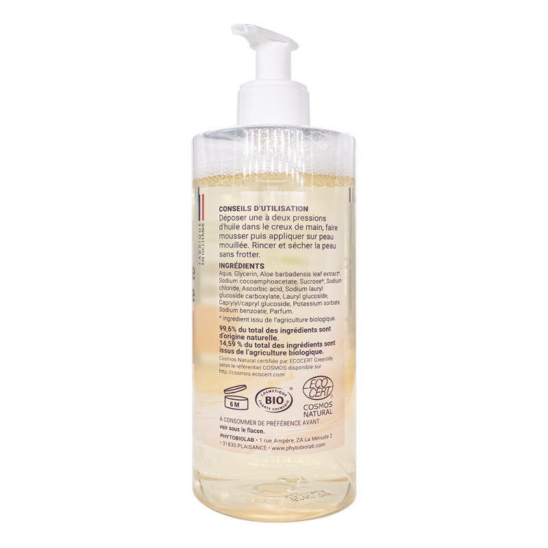 Huile Lavante Réhydratante Bio à l'Aloe Vera - ECZEBIO