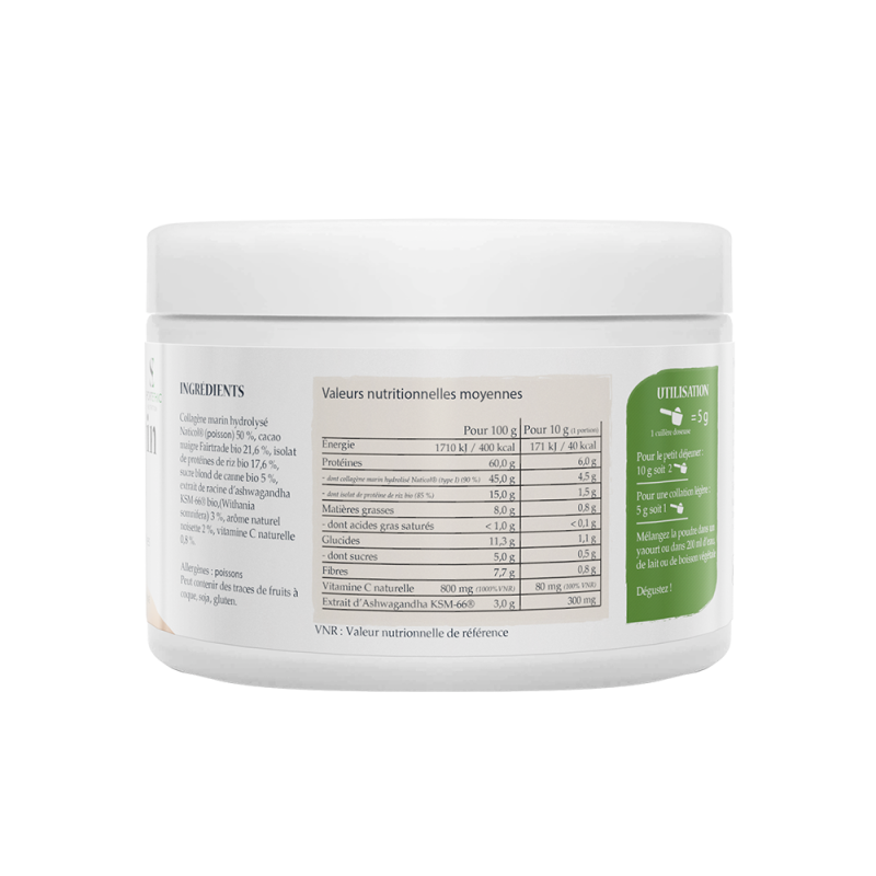 Collagène Chocolat Ashwagandha : la synergie naturelle entre vitalité, récupération et sérénité