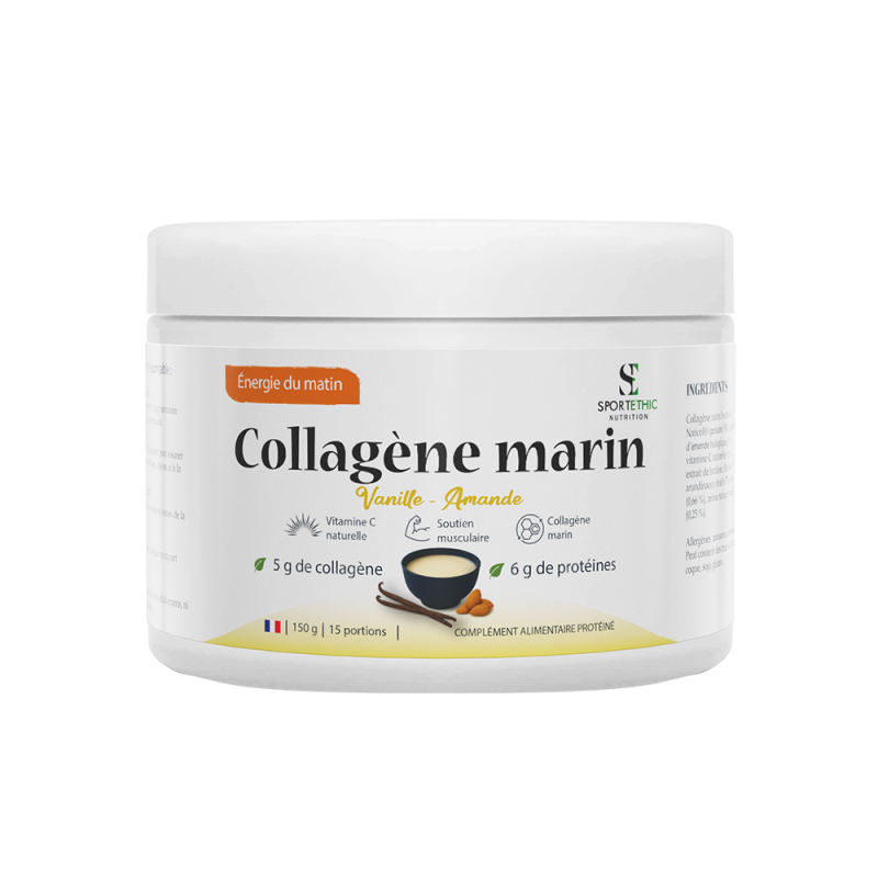 Nutrition naturelle : collagène marin, vanille-amande et vitalité musculaire