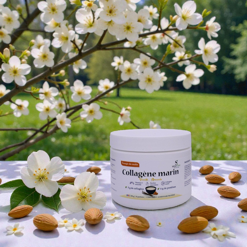 Nutrition naturelle : collagène marin, vanille-amande et vitalité musculaire