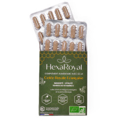Cure Gelée Royale et Camu-Camu en Gélules - Marque Hexaroyal