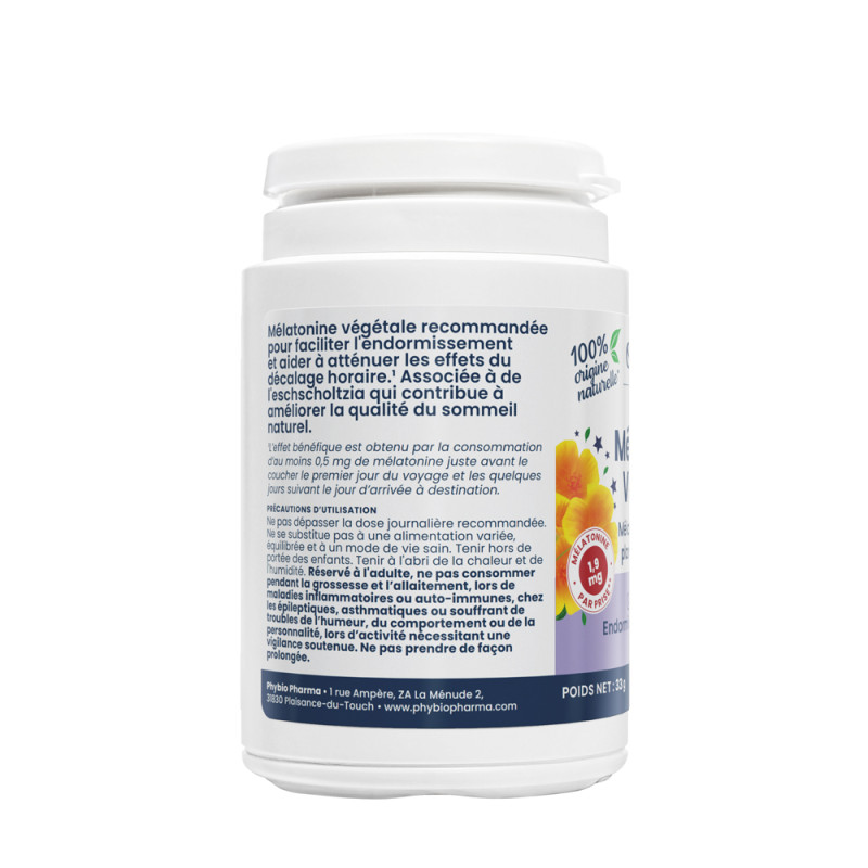 MELATONINE VEGETALE -  60 Gélules