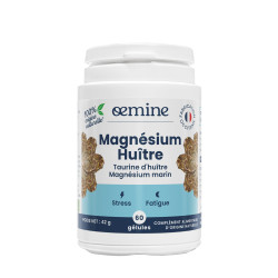 Oemine Magnésium huître marin et taurine pour stress fatigue
