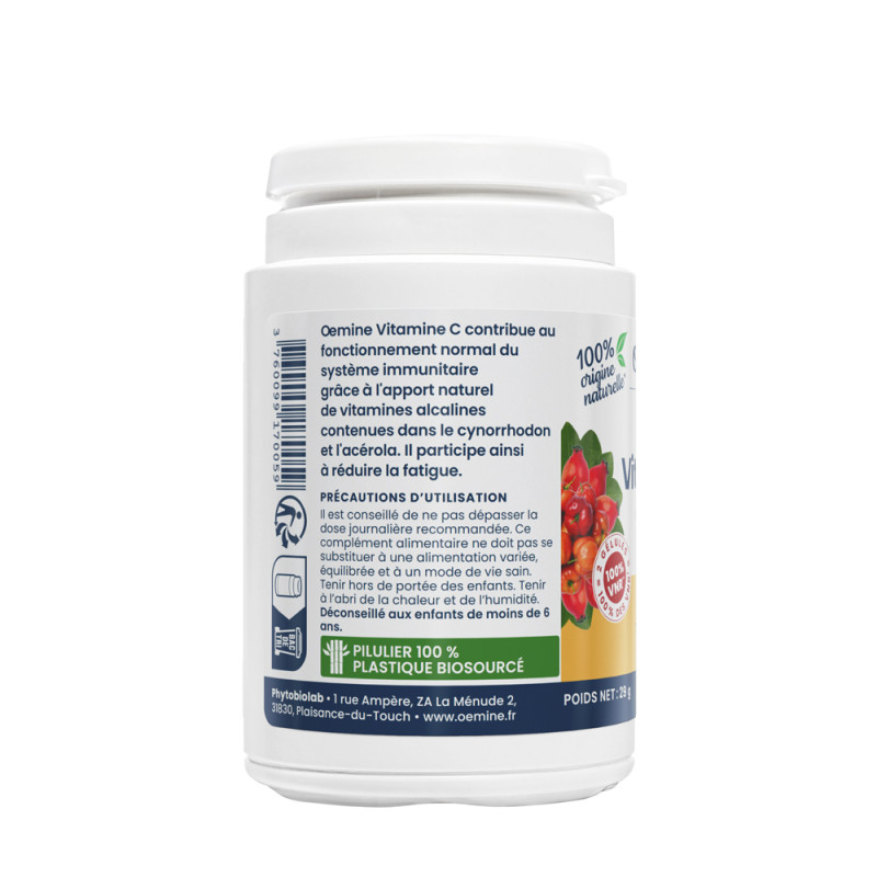 Oemine Vitamine C alcaline naturelle pour se maintenir en forme