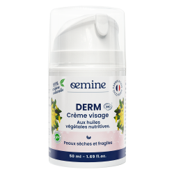 Oemine Derm Crème bio aux vitamines A, C et E naturelles