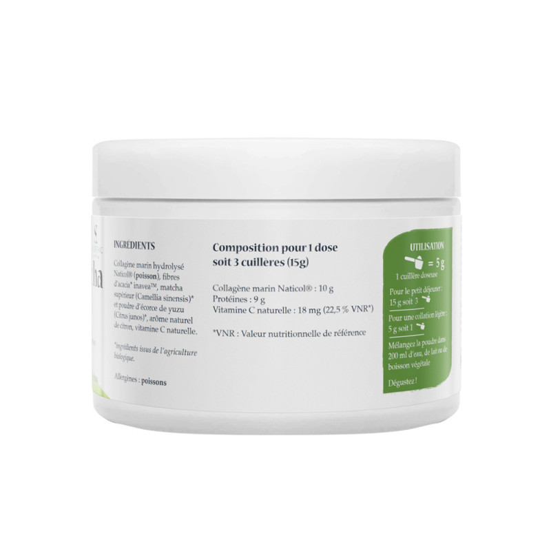 Collagène Marin Matcha Yuzu - Marque SportEthic Nutrition