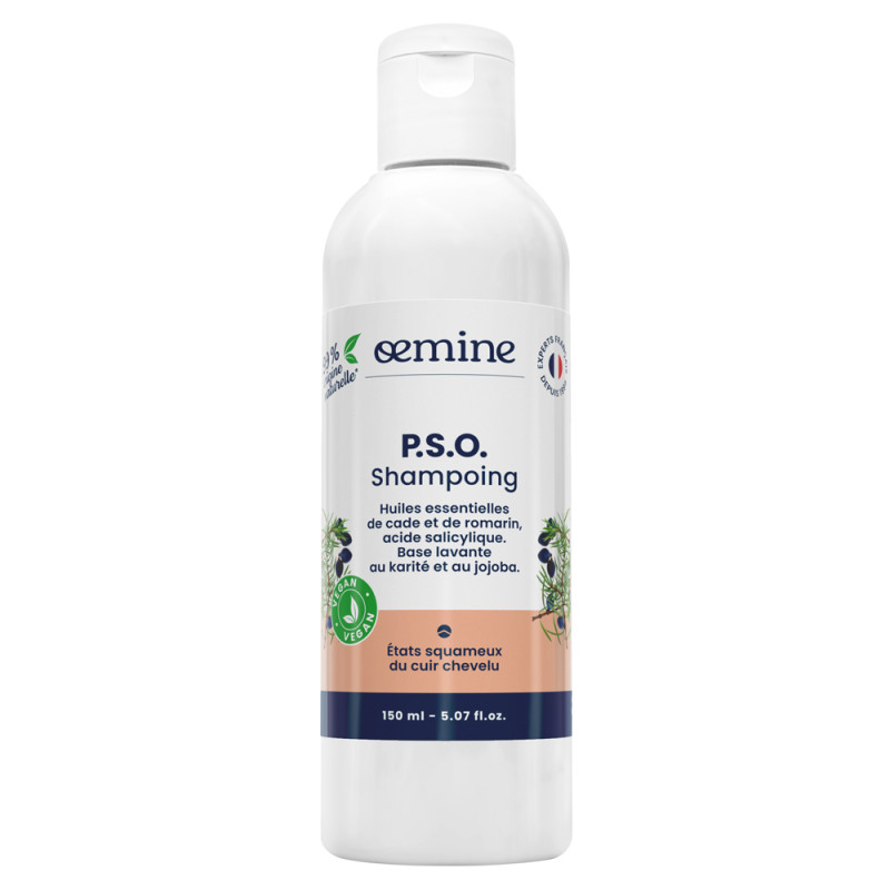 P.S.O. Shampoing Oemine pour les squames du cuir chevelu