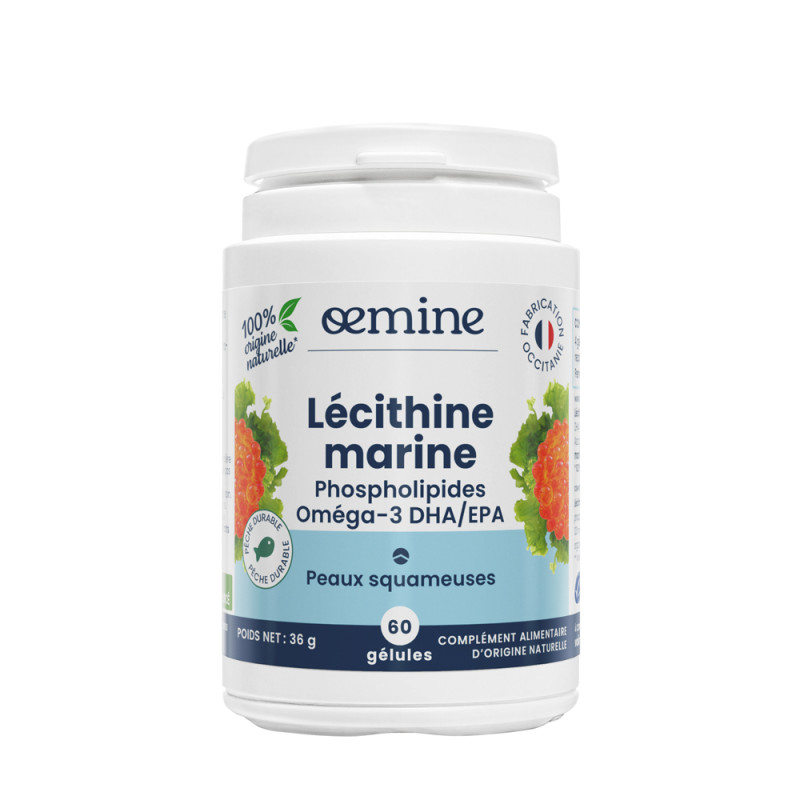 Oemine lécithine marine oméga-3 pour mémoire, vision, cœur
