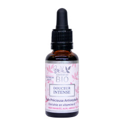 Huile précieuse biologique antioxydante Douceur intense Belle Oemine Bio