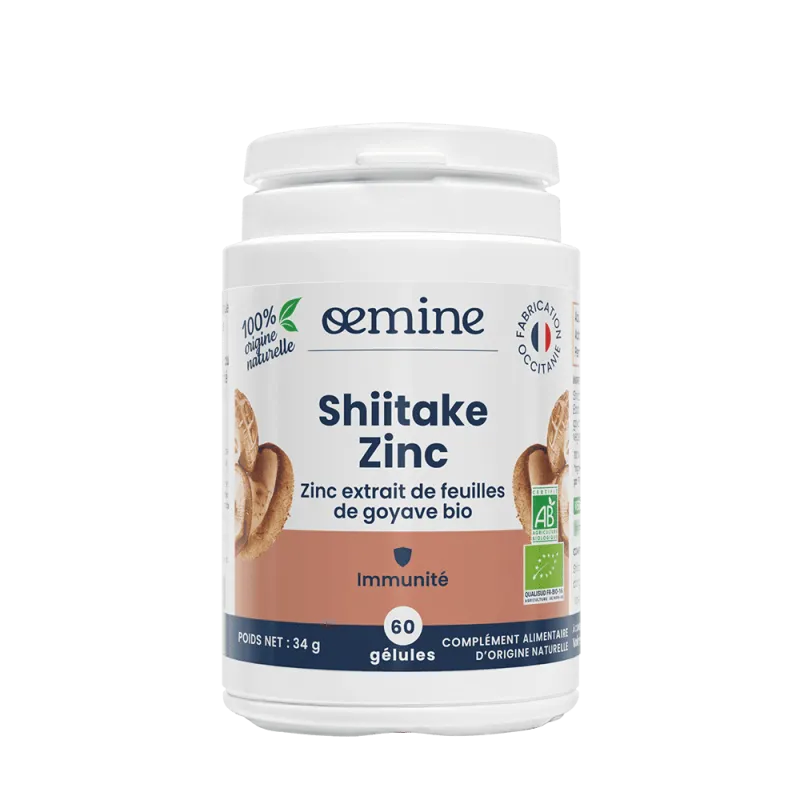SHIITAKE ZINC BIO - 60 Gélules