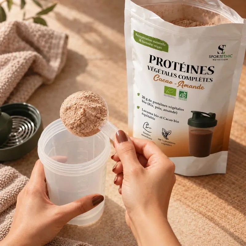 Protéines Végan Cacao Bio - Marque SportEthic Nutrition