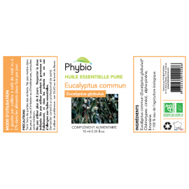 Eucalyptus Globulus Huile essentielle PHYBIO - 10ml
